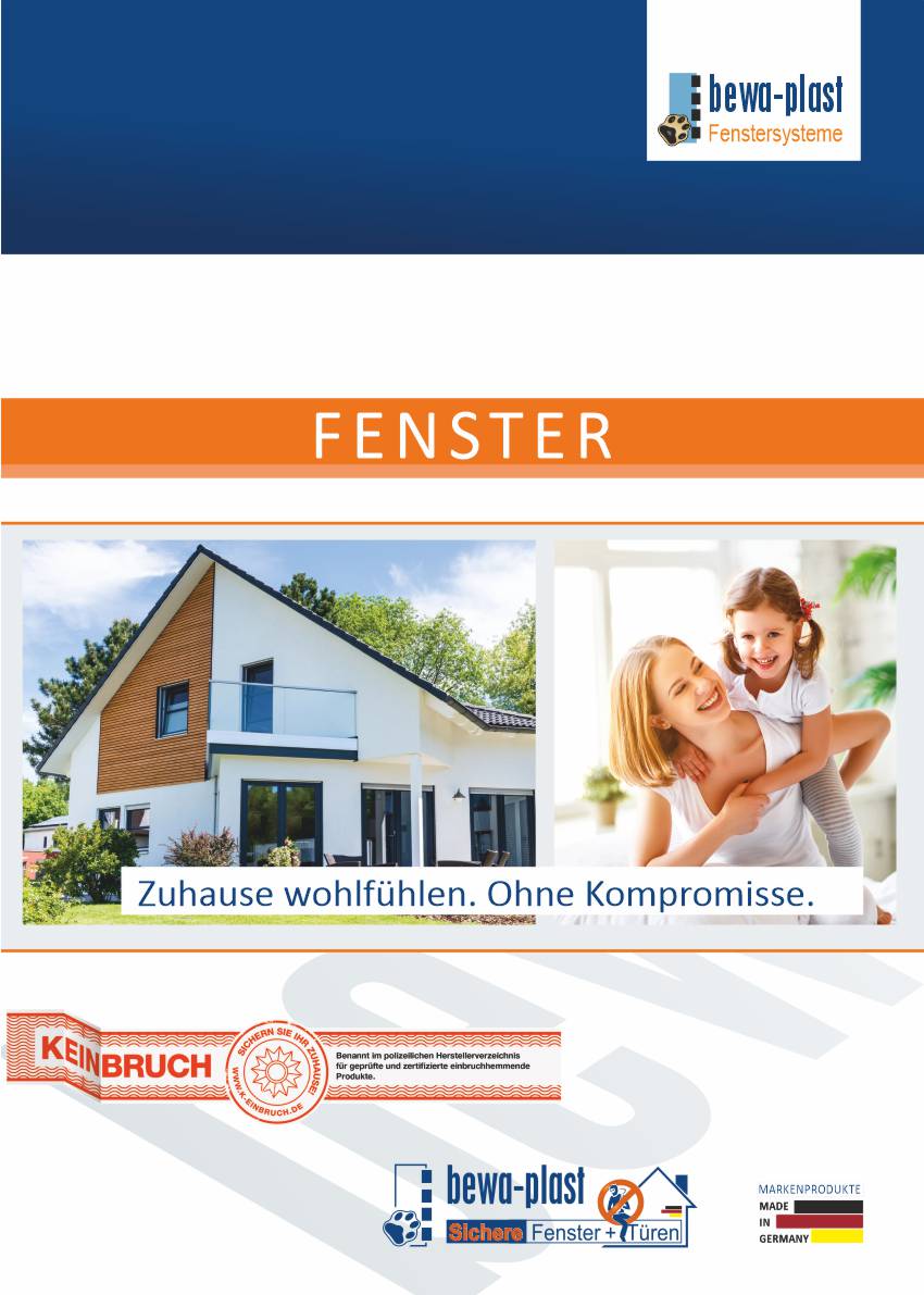 Fensterbroschüre